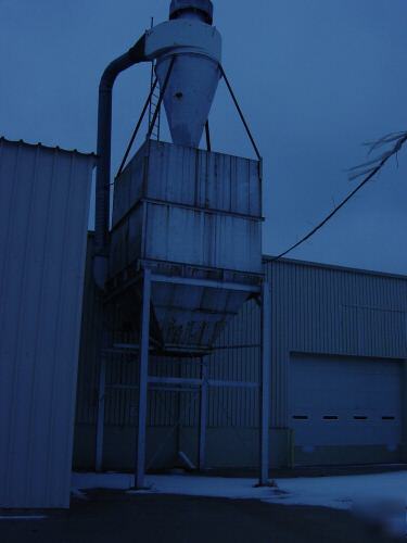 Dust collector system 12 ft x 10 ft x 40 ft tall 40 hp