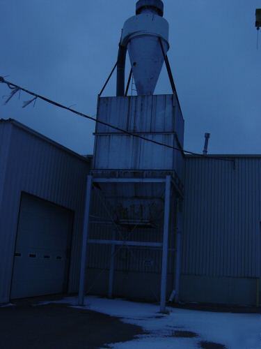 Dust collector system 12 ft x 10 ft x 40 ft tall 40 hp