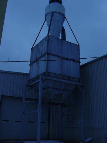 Dust collector system 12 ft x 10 ft x 40 ft tall 40 hp