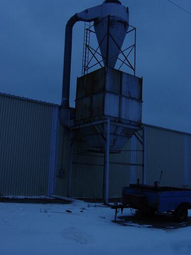 Dust collector system 12 ft x 10 ft x 40 ft tall 40 hp