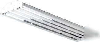 10 high bay T8 6 lamp fluorescent lighting fixtures