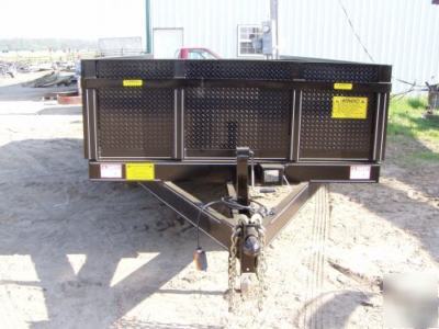 2010 7 X14 x 2 landscape dump trailer 14 k shipping