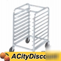 Channel full size aluminum sheet pan rack holds 9 pans