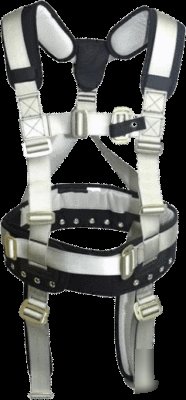 Heavy duty fall arrest safety harness sz. lg. $bk guar 