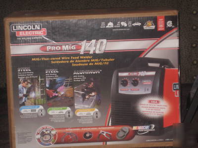 New brand lincoln electric pro mig 140 welder 