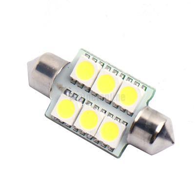 New hight power 36MM 6-smd led festoon dome bulbs light 