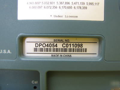 Tektronix DPO4054 500MHZ 4-ch digital oscilloscope