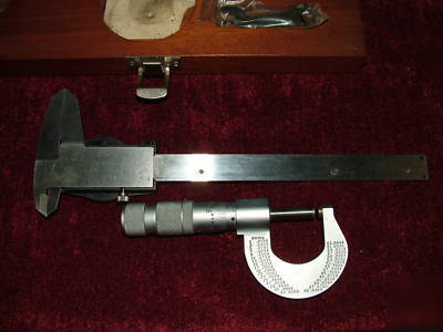 Vintage brown & sharpe micrometer kit dial 