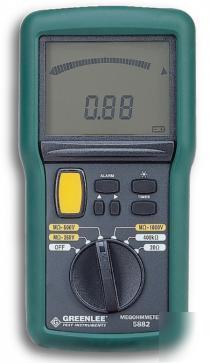 New greenlee 5880 digital / analog megohmmeter 