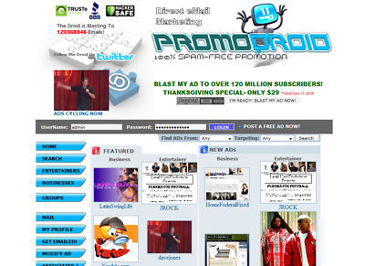 Promodroid.com money making website business will host 
