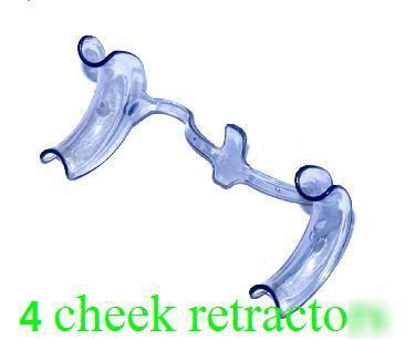 4 double span cheek retractor opener dental lip widers 