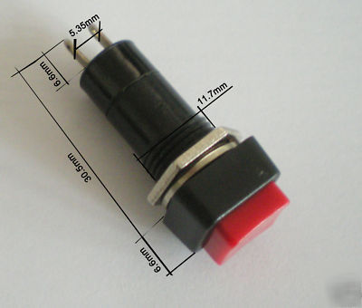 80 pcs push switch on-off maintained 250V 1A pbs-12