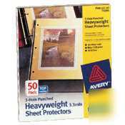 Avery-dennison sheet portectors 11IN x 8-1/2IN |1 box|