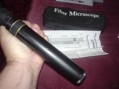Fiber microscope westover working used excellent case