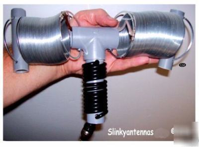Hot 10-80 super slinky hf ham radio dx dipole antenna
