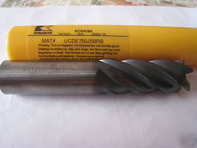 Kennametal carbide end mill KC643M UCDE750J5BRB 3580875
