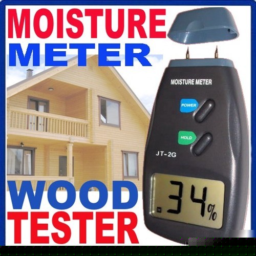 New digital moisture meter wood firewood damp 2-pin jta