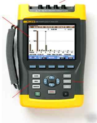 New fluke 435 3PH power quality analyzer kit - /sealed