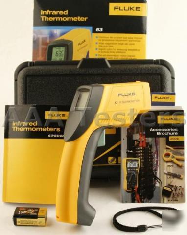 New fluke 63 handheld infrared thermometer ir brand 