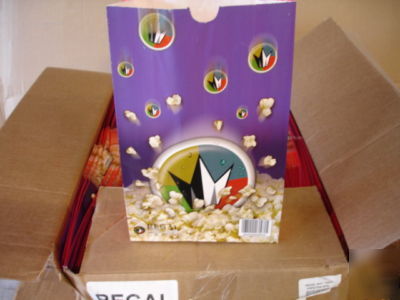 Regal theater popcorn bags 130OZ butter 2PLY purplecoke