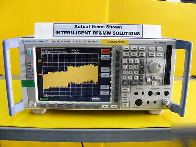 Rohde & schwarz r&s FSP30 , 30GHZ spectrum analyzer