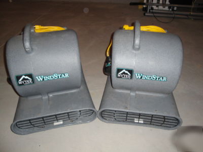 Rotovac powerwand, extractor plus 2 mytee air movers