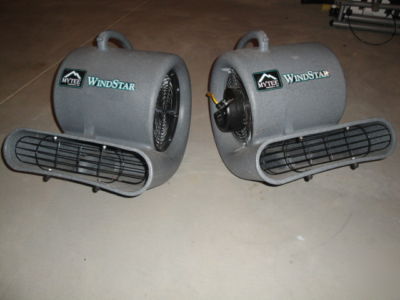 Rotovac powerwand, extractor plus 2 mytee air movers