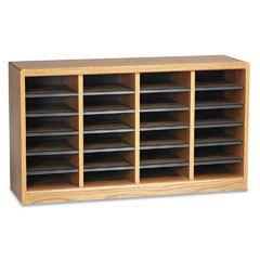 Safco wood ez stor literature organizer