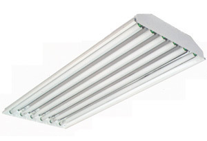 10 T5 fluorescent high low bay light fixtures 6 lamp