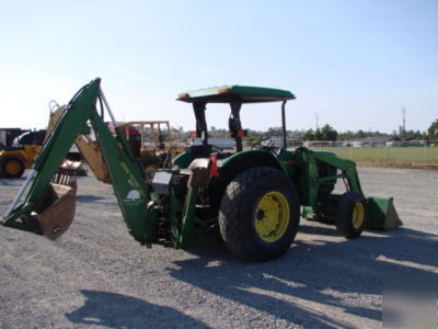 1995 john deere 5400 loader backhoe