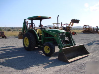 1995 john deere 5400 loader backhoe