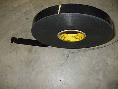3M 4949 vhb tape 1 inch x 36 yards black 2 rolls