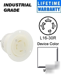 Genuine hubbellÂ® 2736 flanged outlet locking receptacle