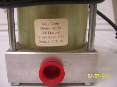 New accu-drain ACD3 condensate compressor drain float 