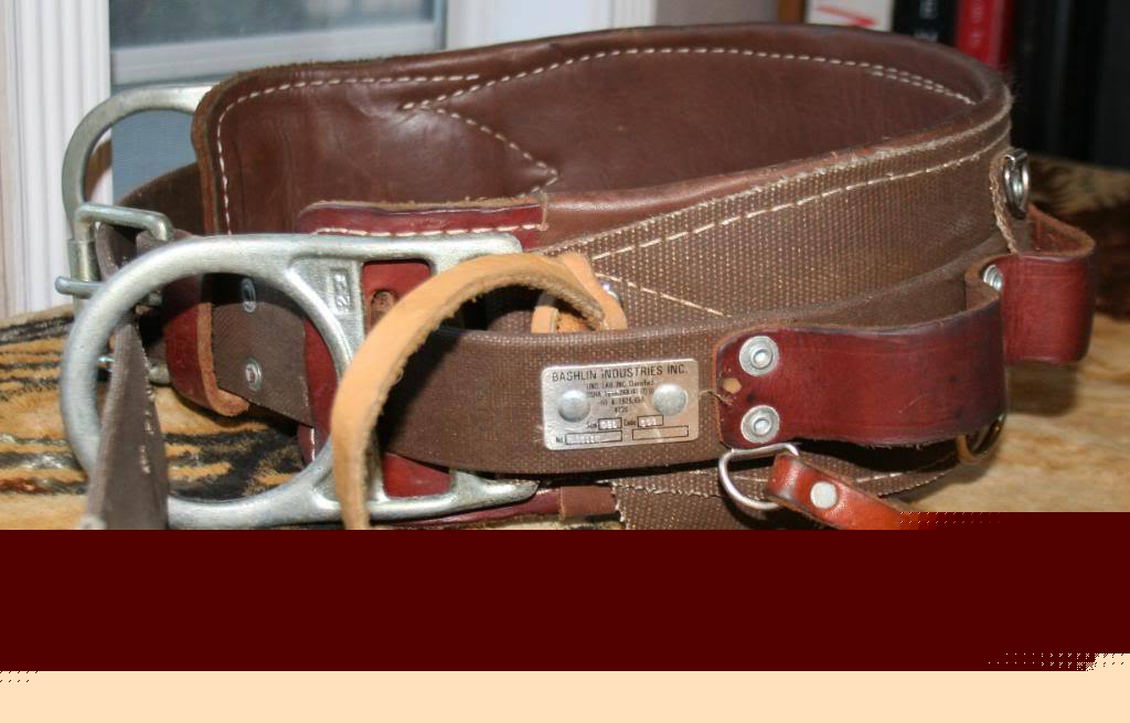 New bashlin leather tool belt 