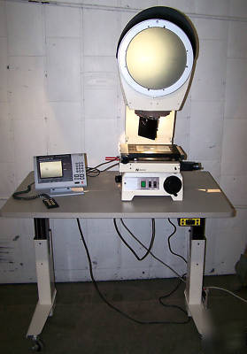 Nikon v-12B 50X lens optical comparator digital x&y 