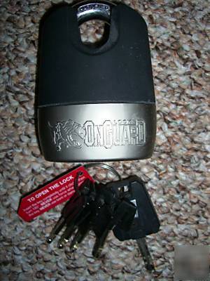 Padlock high security lock 4 gate truck door hasp lock