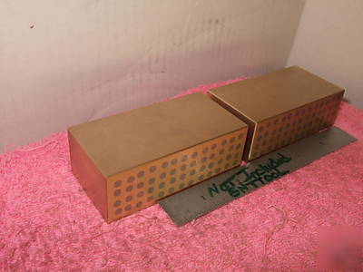 Parallels blocks magnetic toolmaker machinist brass 