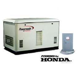 Powermate 11,000 watt home standby generator 100AMP ats