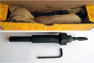Relton arbor shank with pilot bit for hole saws nos 