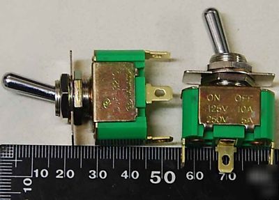 125V 10A spdt toggle switch heavy duty X2