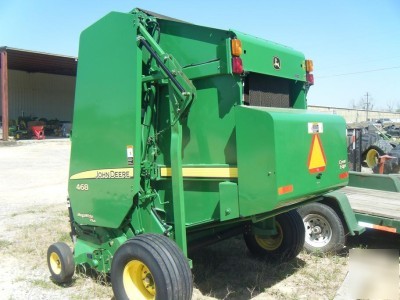 2007 john deere 468 baler w/wrap **nice**