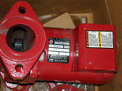 Bell & gossett booster pump pl-50, 1BL016, 1.8AMP, 1 ph
