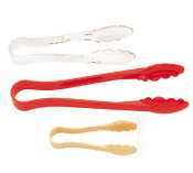 Cambro camwear plastic tong scalloped grip black |1