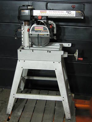 Craftsman professional laser trac 10 in. radial arm saw