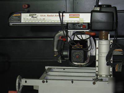 Craftsman professional laser trac 10 in. radial arm saw