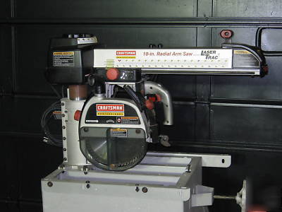 Craftsman professional laser trac 10 in. radial arm saw