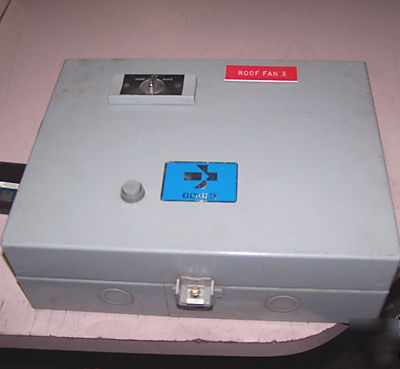 Gould size 0 starter enclosure w transformer A203B