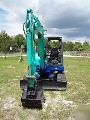Ihi 55NX excavator, 08,618 hrs,12,773 lbs,& 22' trailer