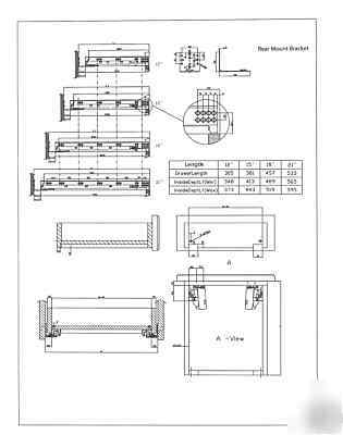 Impulse undermount full extension soft motion slide